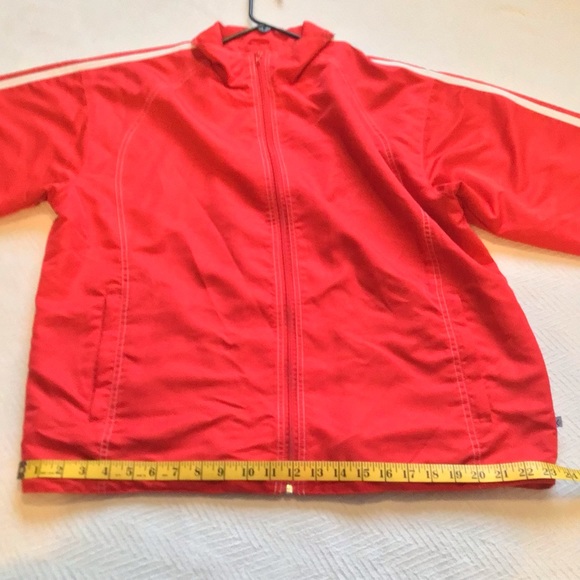 🇨🇦Kobe track jacket mesh lined red white striped full zip activewear sport - Picture 12 of 16